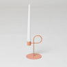 Loop candle holder - Terracotta