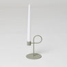 Loop candle holder - Fossil Green