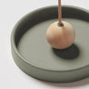 Moon Incense Holder - Fossil Green