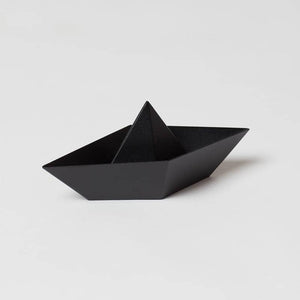 Paper Boat Paperweight - Graphite Black