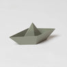 Paper Boat Paperweight - Fossil Green