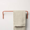 Set of 2 wall mounted towel racks Positano (big + small) - Terracotta