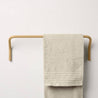 Positano set of 2 wall towel holders (big + small) - Vanilla