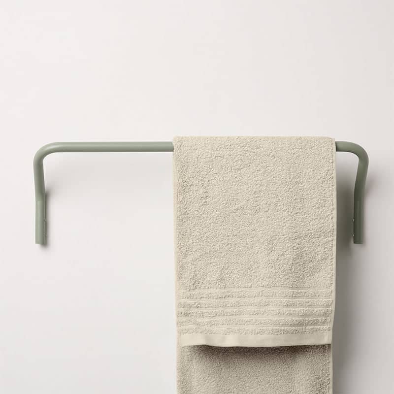 Porta asciugamani da parete Positano - Verde Fossile