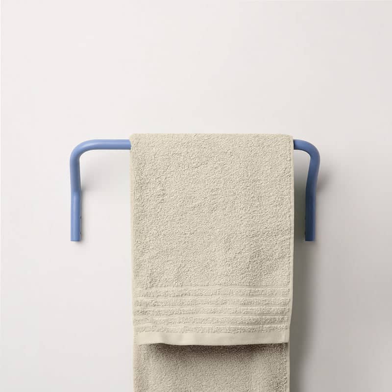 Porta asciugamani da parete Positano - Blu Fiordaliso