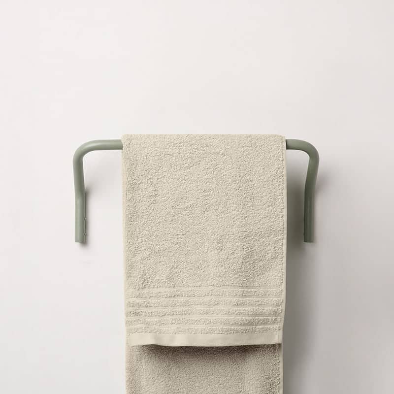 Porta asciugamani da parete Positano - Verde Fossile