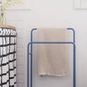 Adriatica freestanding towel rack - Blu Fiordaliso