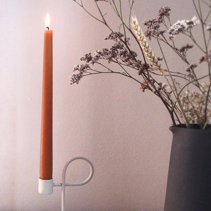 Loop Candle Holder - Shell White