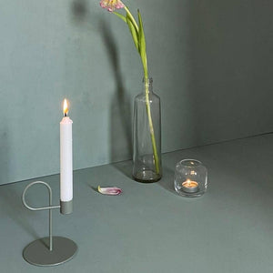 Loop candle holder - Fossil Green