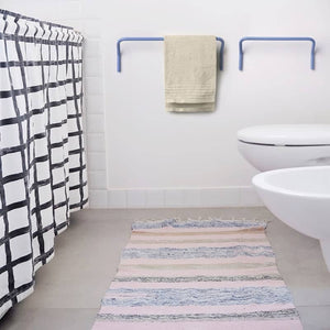 Set 2 porta asciugamani da parete Positano (big + small)  - Blu Fiordaliso