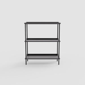 Lauro shelf – 3 shelves - Graphite Black