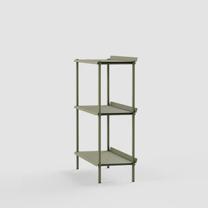 Lauro shelf – 3 shelves - Olive Green