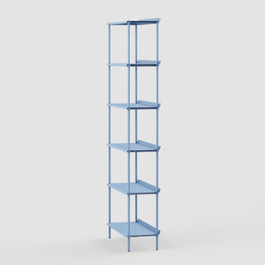 Lauro Shelf – 6 shelves - Cornflower Blue