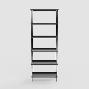 Lauro shelf – 6 shelves - Graphite Black