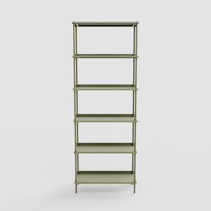Lauro Shelf – 6 shelves - Olive Green