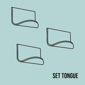 Set 3 portabottiglie Tongue