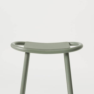 Set of 2 Toto high stools - Fossil Green