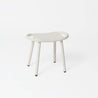Set of 2 Toto low stools - Shell White