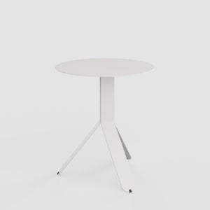 Yole round coffee table - White Shell