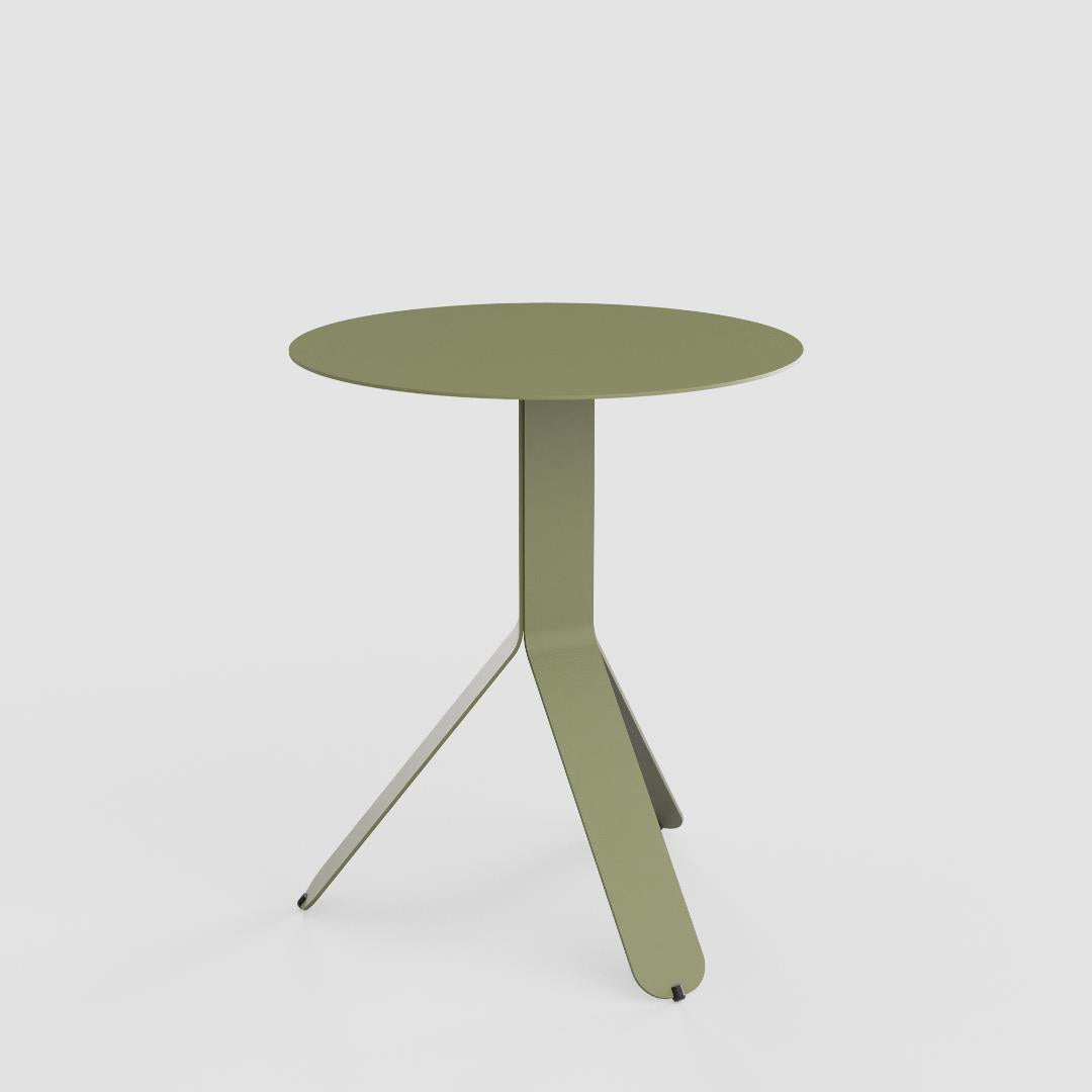 Yole round coffee table - Olive Green