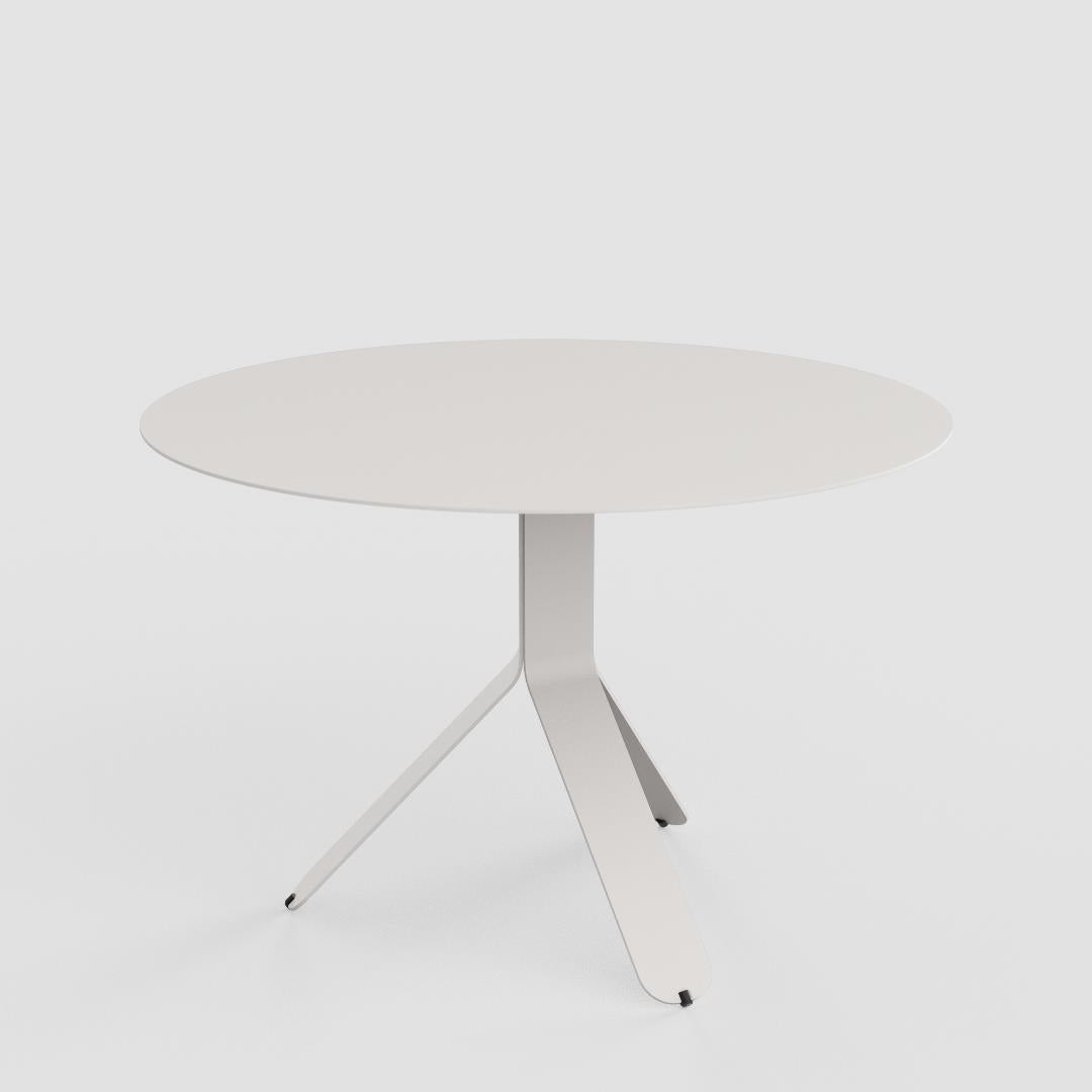 Yole round coffee table - White Shell