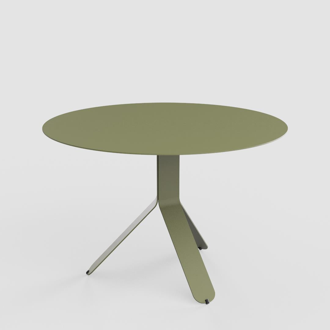 Yole round coffee table - Olive Green