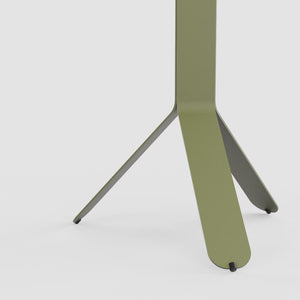 Set of 2 round tables Yole - Olive Green