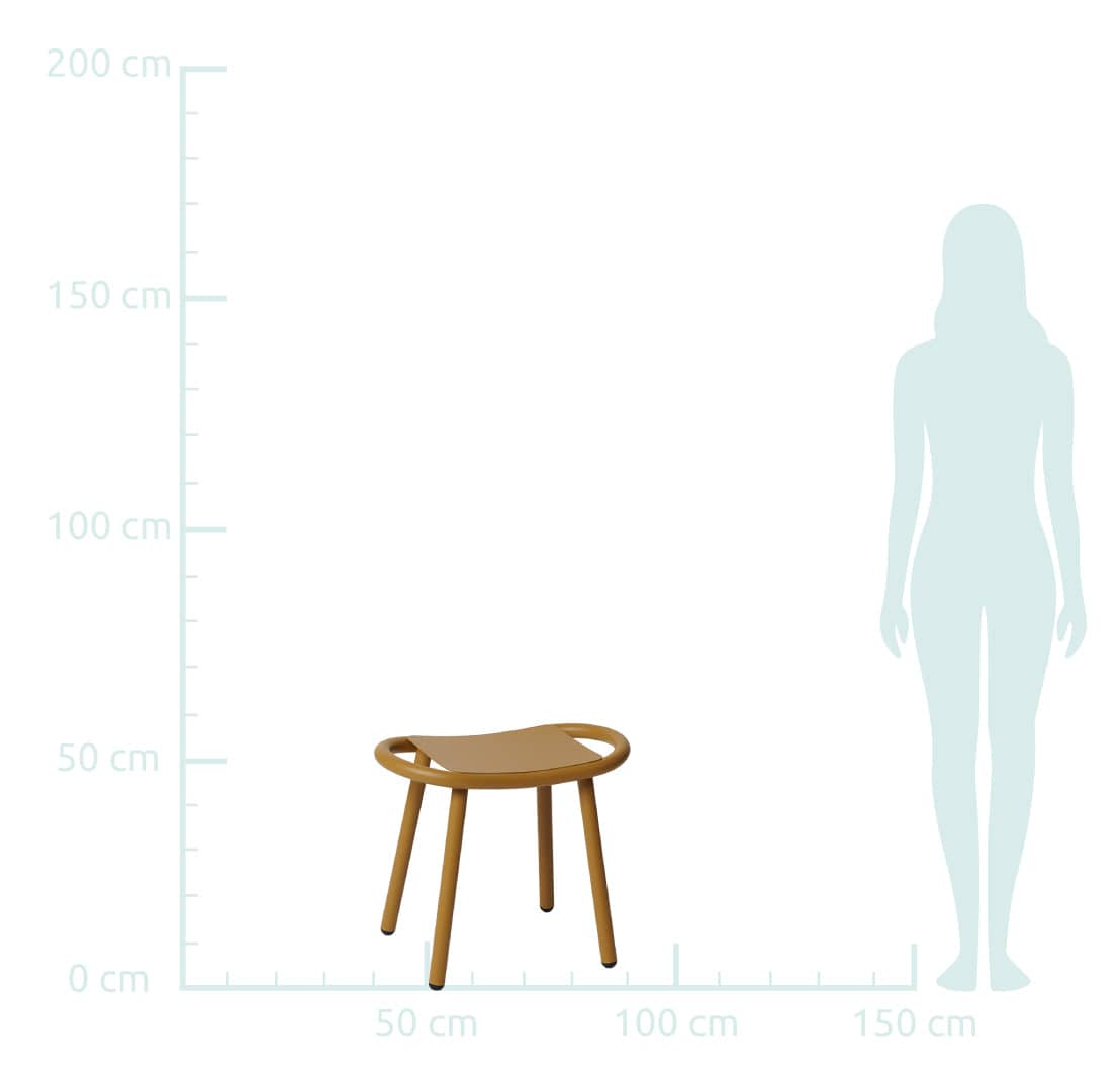 Toto low stool - Cinnamon – HiroDesign