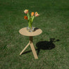Yole round coffee table - Terracotta