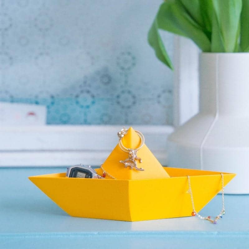 Fermacarte Paper Boat - Blu India