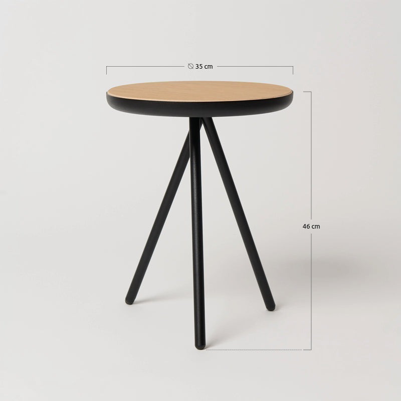 Coffee table Joos (Wooden top) - Cannella